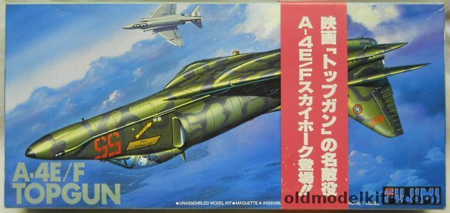 Fujimi 1/72 A-4E Skyhawk Top  Gun - A-4E US Navy Fighter Weapons School /  A-4F (US Marines) US Navy FWS / VF885 RAAF Australian Navy / US Navy VC-1, F-24 plastic model kit